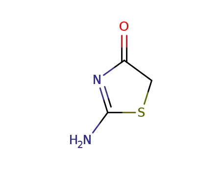 Molecular Structure of 556-90-1 (Pseudothiohydantoin)