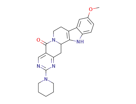 10-methoxy-2-(piperidin-1-yl)-8,13,13b,14-tetrahydroindolo[2,3-a]pyrimido[5,4-g]quinolizin-5(7H)-one