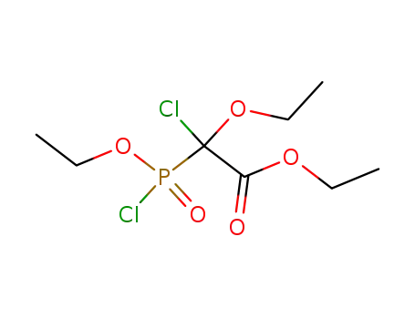 Molecular Structure of 67538-60-7 (Acetic acid, chloro(chloroethoxyphosphinyl)ethoxy-, ethyl ester)