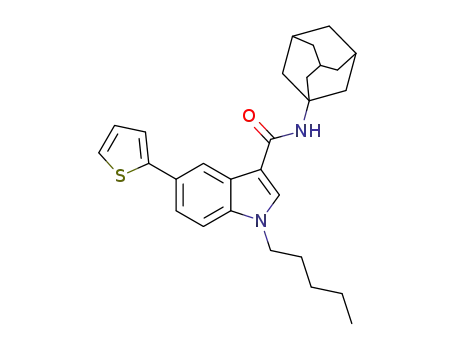 N-(adamantan-1-yl)-1-pentyl-5-(thiophen-2-yl)-1H-indole-3-carboxamide