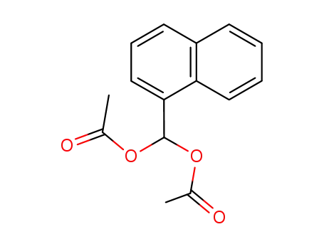 Molecular Structure of 64002-53-5 (naphthalen-1-ylmethanediyl diacetate)