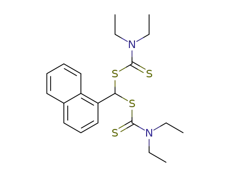 1-[bis(N,N-diethyldithiocarbamato)methyl]naphthalene
