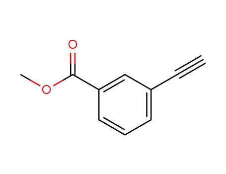 10602-06-9,3-ETHYNYL-BENZOIC ACID METHYL ESTER,Methyl 3-ethynylbenzoate;Benzoicacid, m-ethynyl-, methyl ester (7CI,8CI);3-Ethynylbenzoic acid methyl ester;3-Methoxycarbonylphenylacetylene;