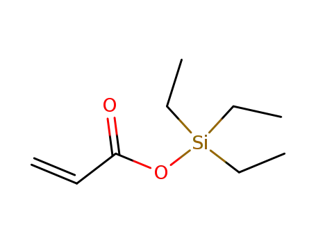 Molecular Structure of 17889-51-9 (2-Propenoic acid, triethylsilyl ester)