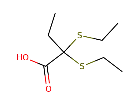 2,2-bis(ethylthio)butanoic acid