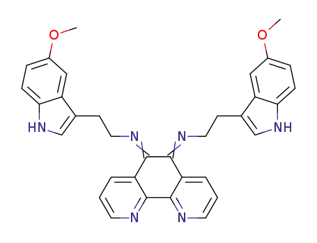 N,N'-(1,10-phenanthroline-5,6-diylidene)bis(2-(5-methoxy-1H-indol-3-yl)ethanamine)