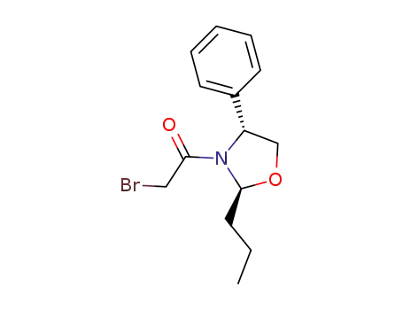 (-)-2-bromo-1-((2S,4R)-4-phenyl-2-propyloxazolidin-3-yl)ethanone