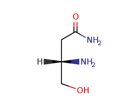 Molecular Structure of 36983-58-1 ((3S)-3-amino-4-hydroxybutanamide)