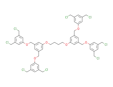 1,4-bis(3,5-bis(3,5-bis(chloromethyl)phenoxymethyl)phenoxy)butane