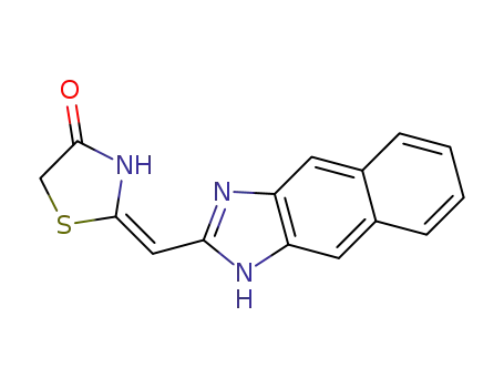 (E)-2-((1H-naphtho[2,3-d]imidazol-2-yl)methylene)thiazolidin-4-one