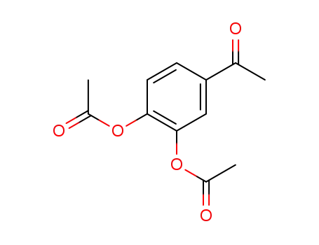 Molecular Structure of 72712-21-1 (ACETIC ACID 2-ACETOXY-5-ACETYL-PHENYL ESTER)