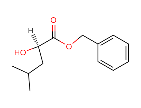 Pentanoic acid, 2-hydroxy-4-methyl-, phenylmethyl ester, (R)-