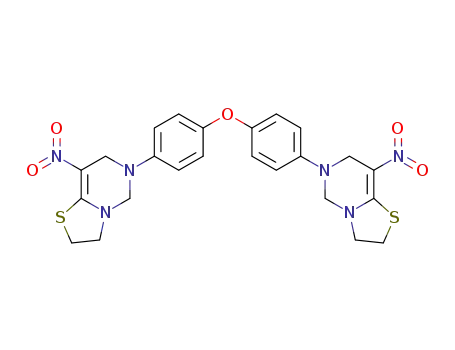 6,6'-(4,4'-oxybis(4,1-phenylene))bis(8-nitro-3,5,6,7-tetrahydro-2H-thiazolo[3,2-c]pyrimidine)