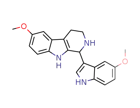 1-(5-methoxy-1H-indol-3-yl)-6-methoxy-1,2,3,4-tetrahydro-β-carboline