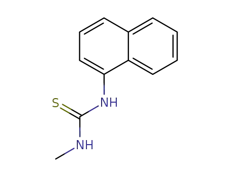Molecular Structure of 2740-98-9 (Thiourea, N-methyl-N'-1-naphthalenyl-)