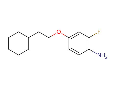 4-(2-cyclohexylethoxy)-2-fluoroaniline