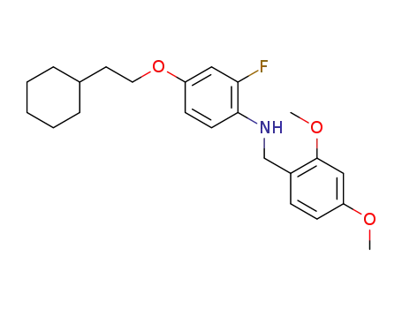 4-(2-cyclohexylethoxy)-N-(2,4-dimethoxybenzyl)-2-fluoroaniline