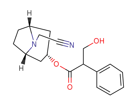 8-(cyanomethyl)-8-azabicyclo[3.2.1]oct-3-yl 2-phenyl-3-[(trimethylsilyl)oxy]propanoate