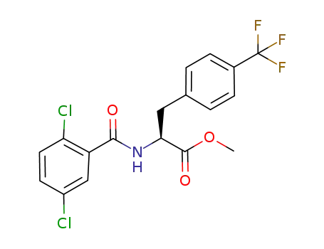 (S)-N-(2,5-dichlorobenzoyl)-3-(4-trifluoromethylphenyl)alanine methyl ester