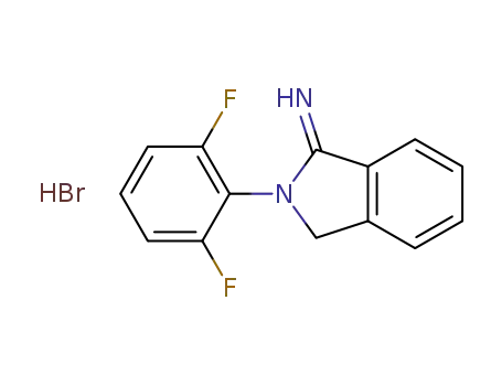 2-(2,6-difluorophenyl)-2,3-dihydro-isoindol-1-ylideneamine hydrobromide