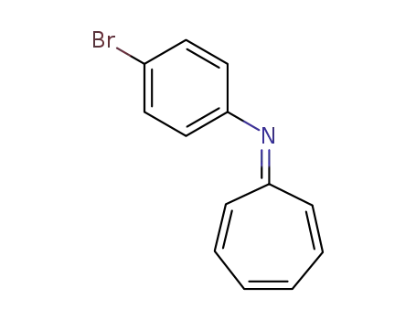 Molecular Structure of 62965-98-4 (Benzenamine, 4-bromo-N-2,4,6-cycloheptatrien-1-ylidene-)
