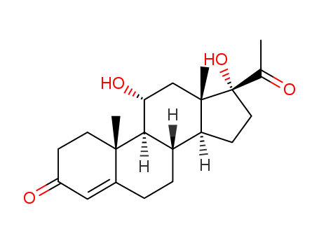 Pregn-4-ene-3,20-dione,11,17-dihydroxy-, (11a)-