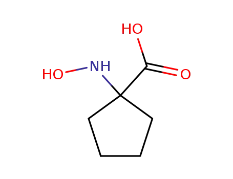 Molecular Structure of 2627-43-2 (1-(hydroxyamino)cyclopentanecarboxylic acid)