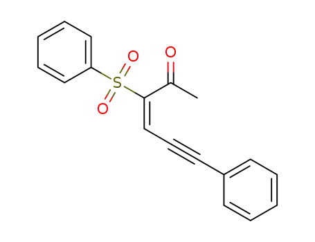 (E)-6-phenyl-3-(phenylsulfonyl)hex-3-en-5-yn-2-one