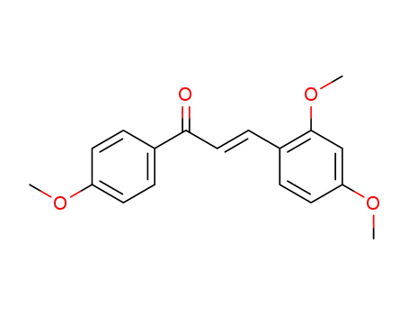 Molecular Structure of 24533-49-1 (2-Propen-1-one, 3-(2,4-dimethoxyphenyl)-1-(4-methoxyphenyl)-, (2E)-)