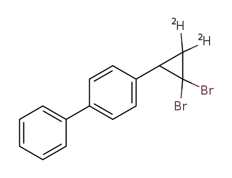 4-(2,2-dibromocyclopropyl-3,3-d2)-1,1'-biphenyl