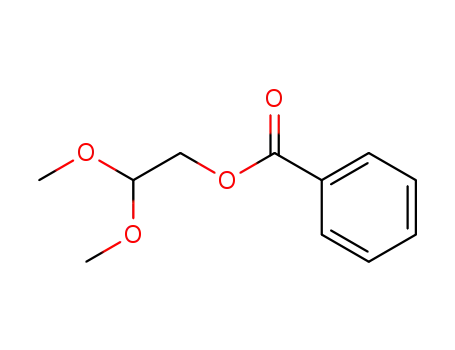 Molecular Structure of 59708-43-9 (2,2-dimethoxyethyl benzoate)