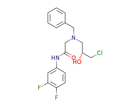 2-{benzyl[(2R)-3-chloro-2-hydroxypropyl]amino}-N-(3,4-difluorophenyl)acetamide