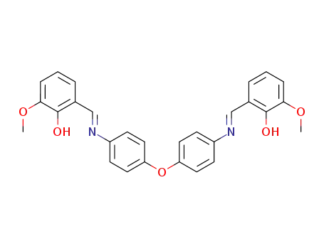 6,6′-((1E,1′E)-((oxybis(4,1-phenylene))bis(azanylylidene))bis(methanylylidene))bis(2-methoxyphenol)