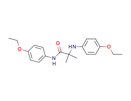 α-p-phenetidino-isobutyric acid p-phenetidide