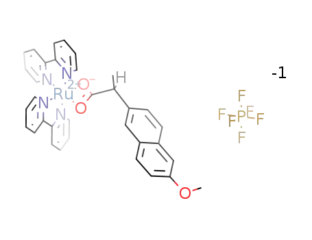 [Ru(2,2'-bipyridine)2(naproxen)][hexafluorophosphate]