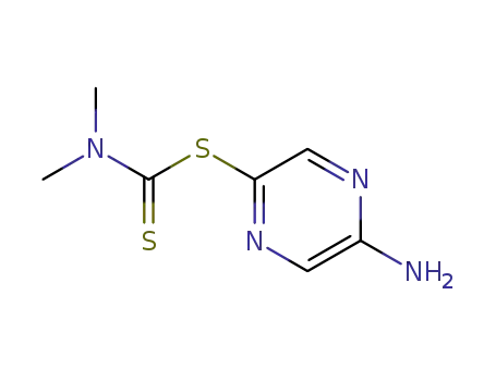 5-aminopyrazin-2-yl dimethylcarbamodithioate