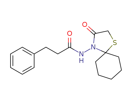 N‐(3‐oxo‐1‐thia‐4‐azaspiro[4.5]decan‐4‐yl)‐3‐phenylpropanamide