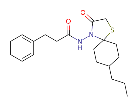 N‐(3‐oxo‐8‐propyl‐1‐thia‐4‐azaspiro[4.5]decan‐4‐yl)‐3‐phenylpropanamide