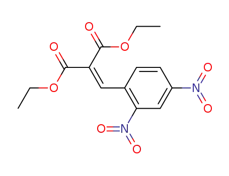 Molecular Structure of 87840-68-4 (Propanedioic acid, [(2,4-dinitrophenyl)methylene]-, diethyl ester)