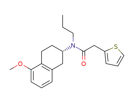 (2S)-N-(5-methoxy-1,2,3,4-tetrahydronaphthalen-2-yl)-N-propyl-2-thiophen-2-ylacetamide
