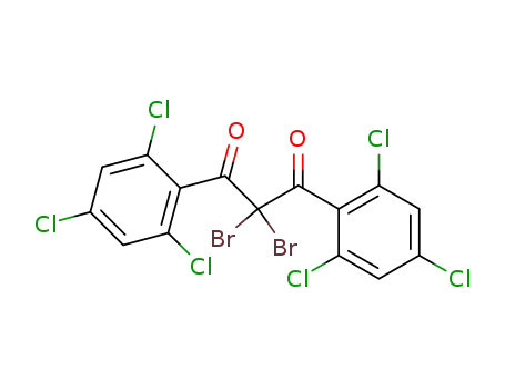 2,2-dibromo-1,3-bis-(2,4,6-trichloro-phenyl)-propane-1,3-dione