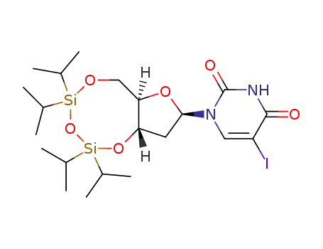 5-iodo-3',5'-O-[(tetraisopropyl)disiloxane-1,3-diyl]-2'-deoxyuridine