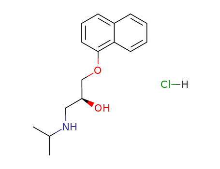 Molecular Structure of 4199-10-4 ((S)-(-)-PROPRANOLOL HYDROCHLORIDE)