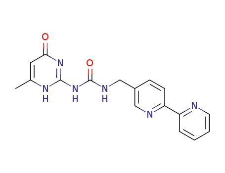 1-([2,2'-bipyridine]-5-ylmethyl)-3-(4-methyl-6-oxo-1,6-dihydropyrimidin-2-yl)urea