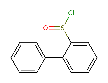 Molecular Structure of 129225-75-8 ([1,1'-Biphenyl]-2-sulfinyl chloride)