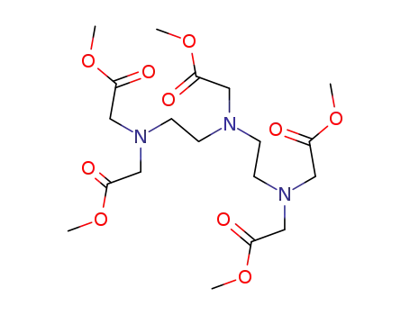 Molecular Structure of 96121-82-3 (Glycine, N,N-bis[2-[bis(2-methoxy-2-oxoethyl)amino]ethyl]-, methyl ester)