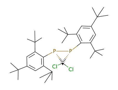1,2-bis(2,4,6-tri-tert-butylphenyl)3,3-dichloro diphosphirane