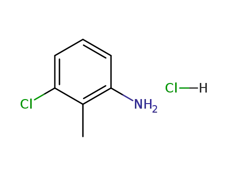 Benzenamine, 3-chloro-2-methyl-, hydrochloride (1:1) cas  6259-40-1