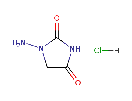 Molecular Structure of 2827-56-7 (1-Aminohydantoin hydrochloride)