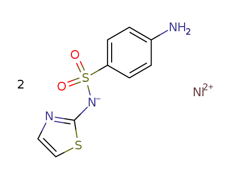 sulfanilic acid thiazol-2-ylamide; nickel (II)-salt